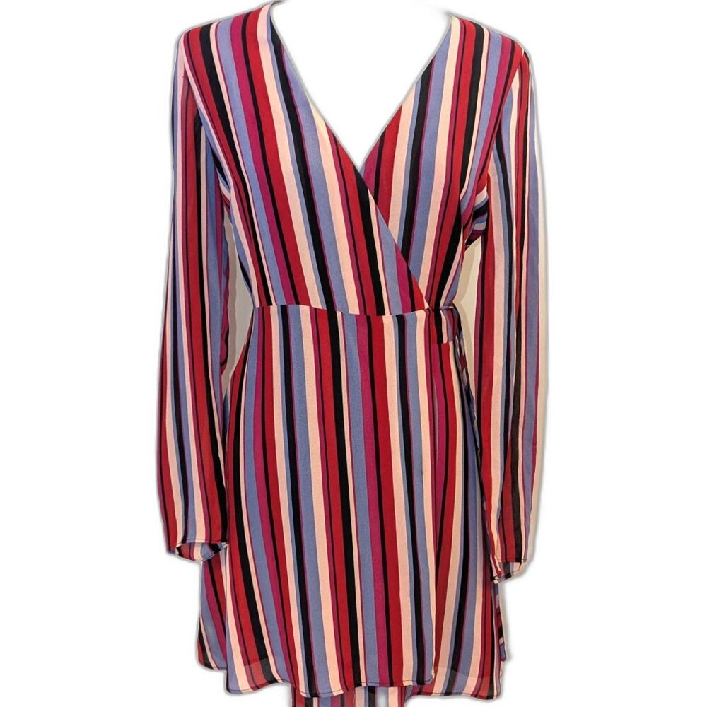 NWT Reformation | Gjelina Anya Dress Luisa Stripe Long Sleeve Mini Dress | Small - Picture 3 of 13